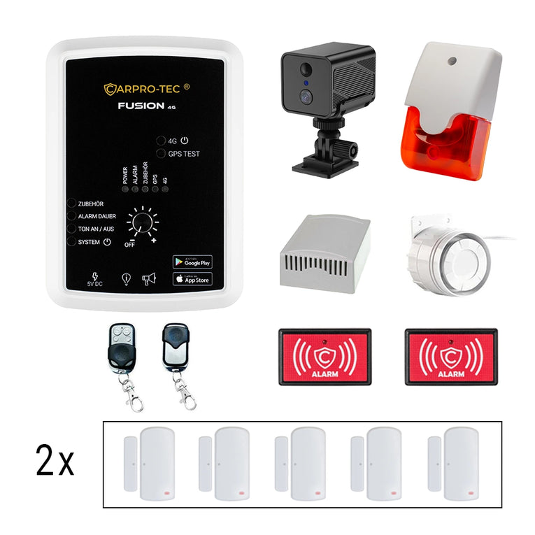 Wohnmobil Alarmanlage CarPro-Tec Camper Max Set