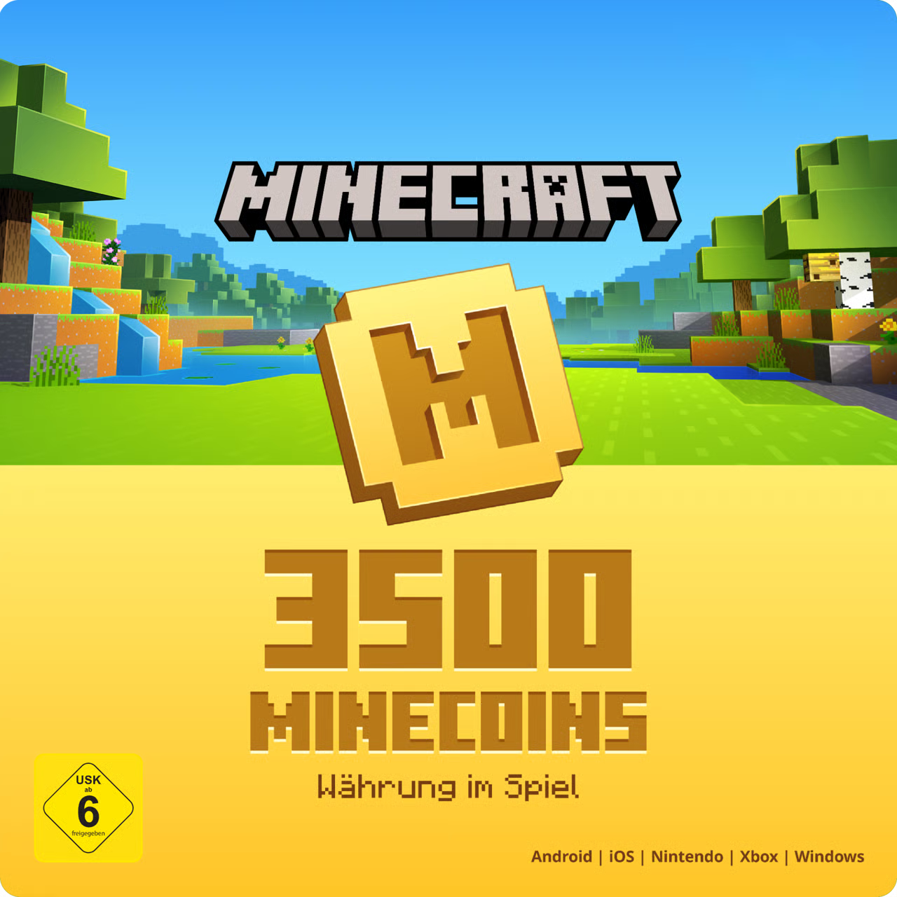 Minecraft 3500 Minecoins Guthaben