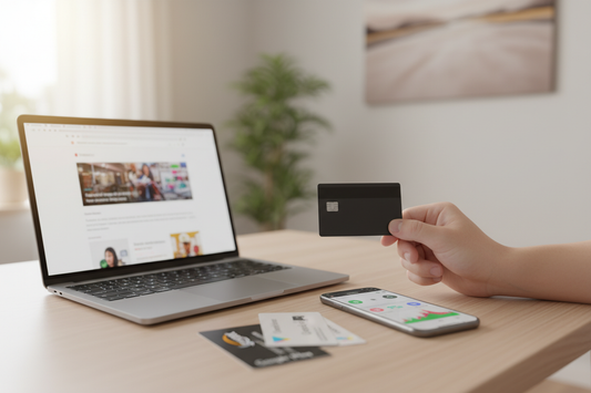 Anonymes Bezahlen im Internet mit Prepaid-Karten und Smartphone für sichere Online-Transaktionen