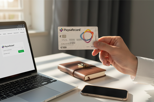 Paysafecard anonym bezahlen online mit Prepaid-Guthaben am Laptop sicher und diskret nutzen