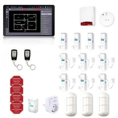 AlarmTab - Alarmanlagen Set für große Häuser mit Tablet
